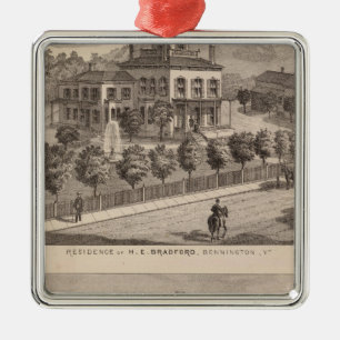 Residence of HE Bradford and HE Bradford and Metal Tree Decoration