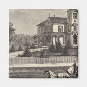 Residence of James G Gowdy, Tom's River, NJ Magnet