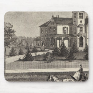 Residence of James G Gowdy, Tom's River, NJ Mouse Mat