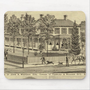 Residence of John A Warden Sewickley Mouse Mat