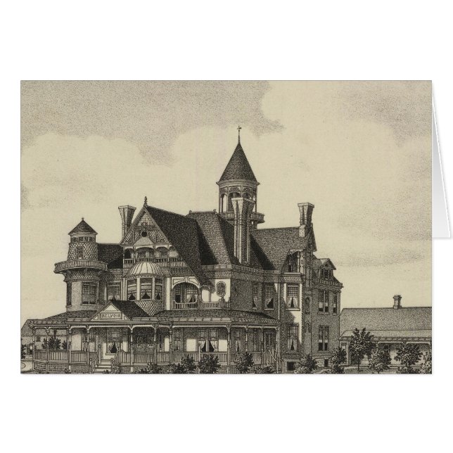 Residence of John D Knox, Topeka, Kansas (Front Horizontal)