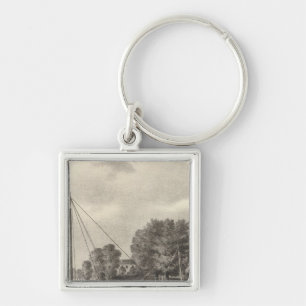 Residence of Joseph Francis, Tom's River, NJ Key Ring