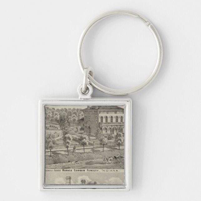 Residence of Judge Horace Corbin Key Ring (Front)
