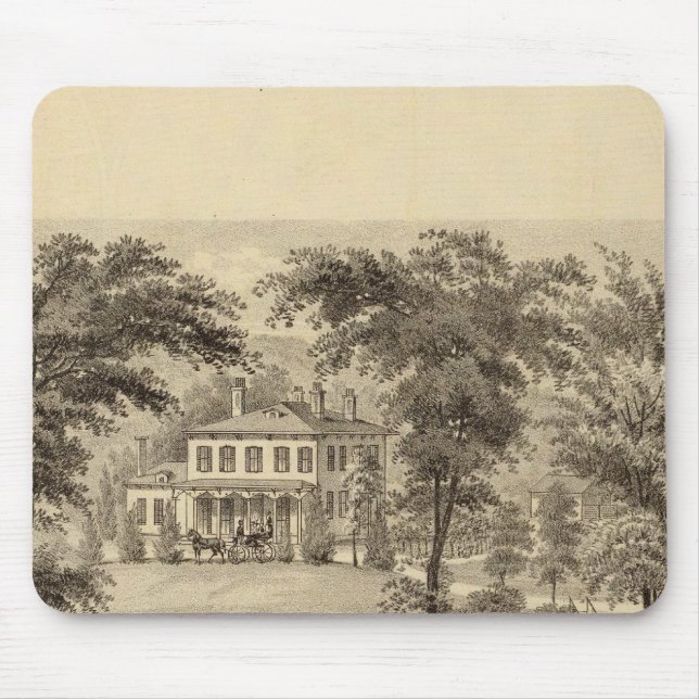 Residence of Marshall McDonald Mouse Mat (Front)