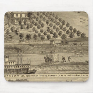 Residence of Taylor H Berry Mouse Mat