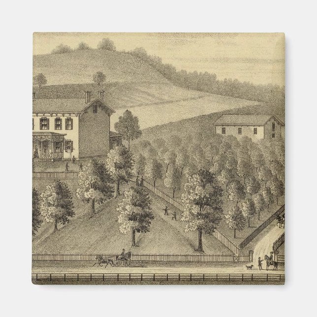 Residence of William Schrader Magnet (Front)