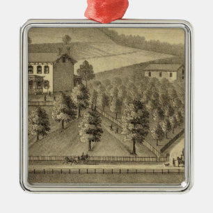Residence of William Schrader Metal Tree Decoration