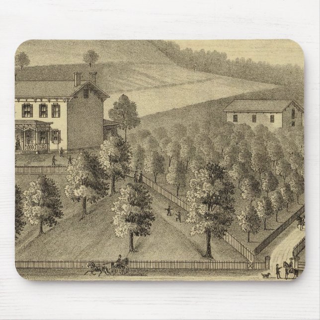 Residence of William Schrader Mouse Mat (Front)