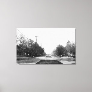Residence Street Scene Canvas Print