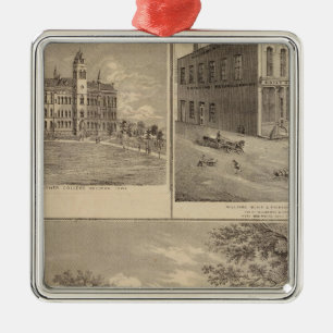 Residence, West Liberty College Metal Tree Decoration