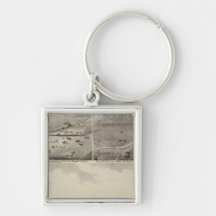Residences and Farms of Eldridge, Minnesota Key Ring