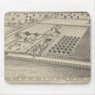 Residences, Black's Station Mouse Mat
