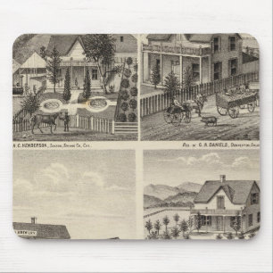 Residences, Brewery, ranch Mouse Mat