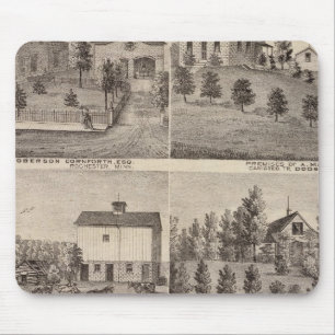 Residences in Rochester and in Dodge, Minnesota Mouse Mat