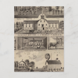 Residences, Minnesota 4 Postcard