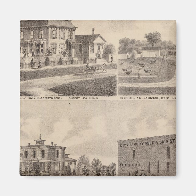 Residences, Minnesota 6 Magnet (Front)