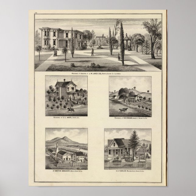 Residences, Monastery Poster (Front)