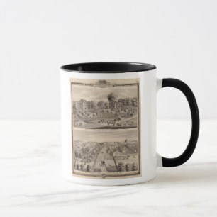 Residences of DB Murrow and Geo Crawford Mug