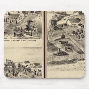 Residences of DG Heald, JM Bowles Mouse Mat