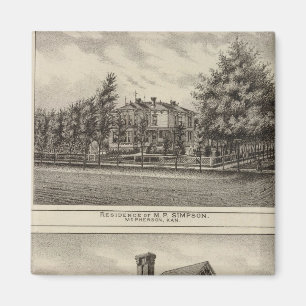 Residences of JR Fisher and MP Simpson, Kansas Magnet