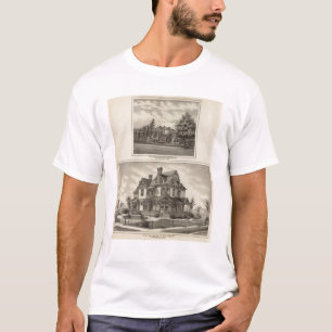 Residences of JR Fisher and MP Simpson, Kansas T-Shirt