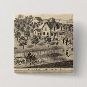 Residences of SA Nay and DM Winans 15 Cm Square Badge