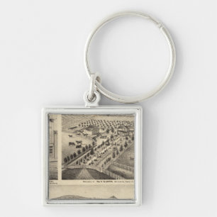 Residences of Wm N Gladden and Mrs Ina B Miller Key Ring