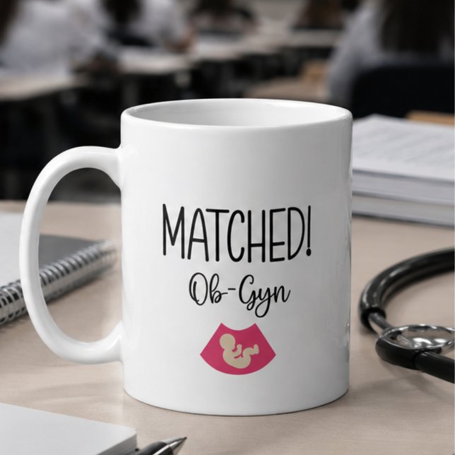 Residency Match Day Ob-Gyn Coffee Mug (Creator Uploaded)