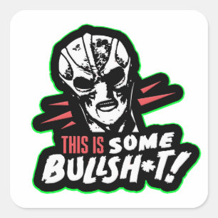 Resident Alien Square Sticker