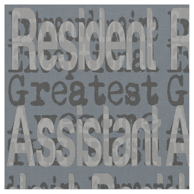 Resident Assistant Extraordinaire Fabric (Close Up)