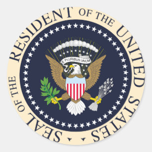Resident of the United States Classic Round Sticker