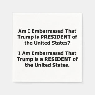 Resident Trump Napkin