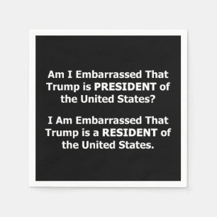 Resident Trump Napkin
