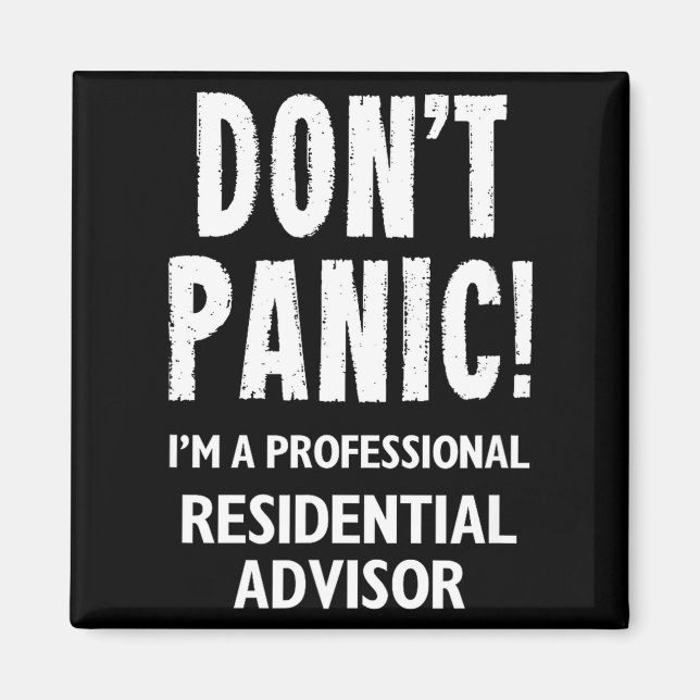 Residential Advisor  Magnet (Front)