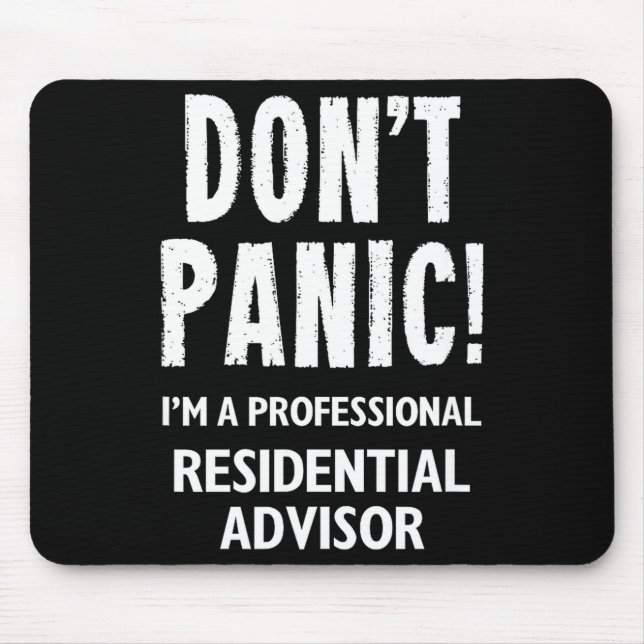 Residential Advisor  Mouse Mat (Front)