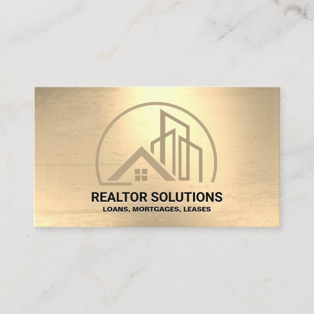 Residential Commercial Real Estate Business Card (Front)