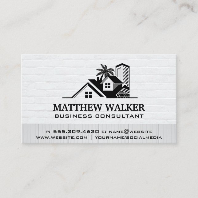 Residential | High Riser Buildings | Properties Business Card (Front)