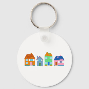 Residential Homes Key Ring