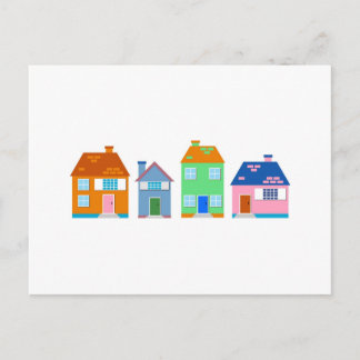 Residential Homes Postcard