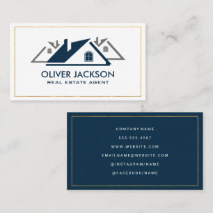 Residential Homes Rooftops Business Card