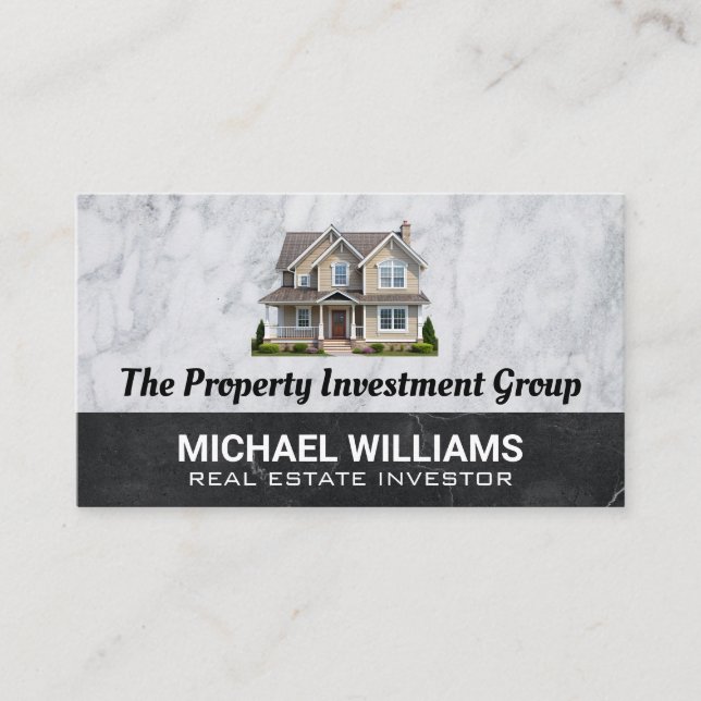 Residential House | Neighbourhood Property Business Card (Front)