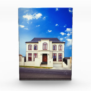 Residential house photo block