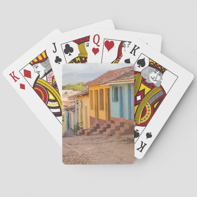 Residential houses, Trinidad, Cuba Playing Cards (Back)