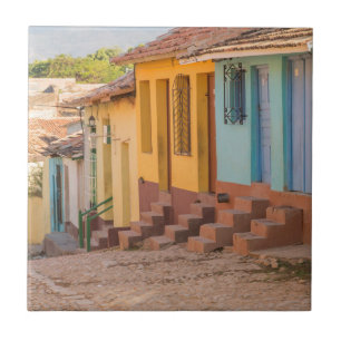 Residential houses, Trinidad, Cuba Tile