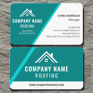 Residential Roofing and Remodeling Business Card