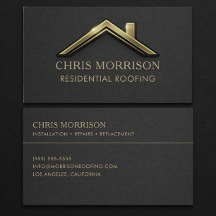 Residential Roofing Business Card