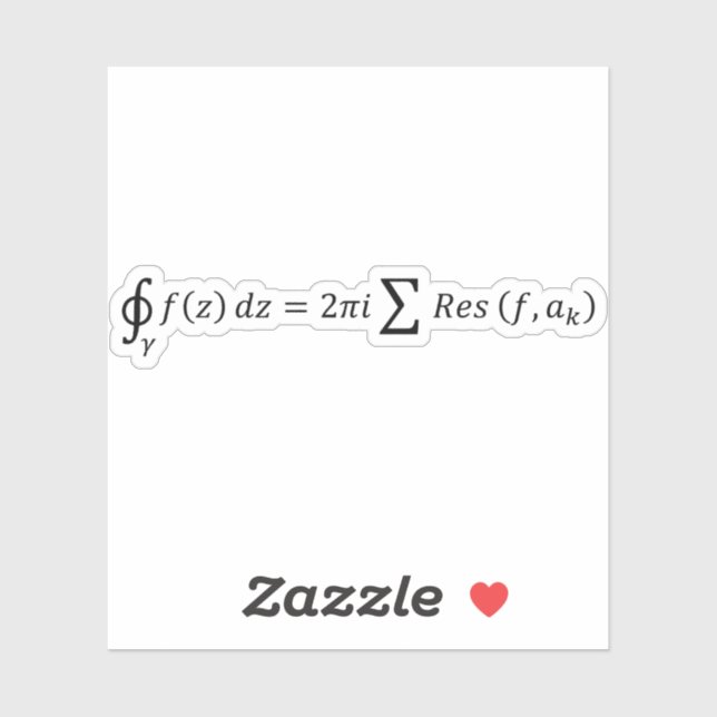 Residue Theorem Of Complex Analysis - Calculus And (Sheet)