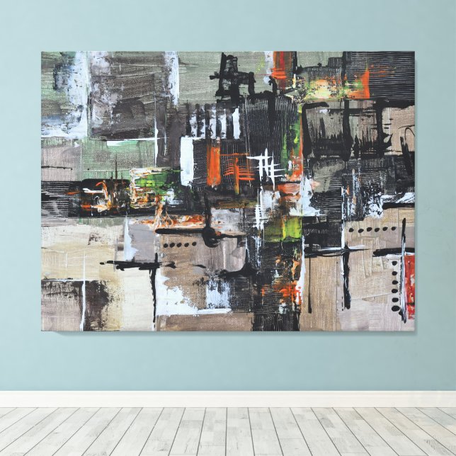 Resilience  canvas print (Insitu(Wood Floor))