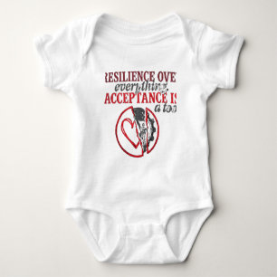 Resilience Over Everything Acceptance Is Tool Baby Bodysuit