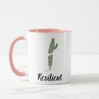 Resilient Cactus Coffee Mug | Inspirational Gift